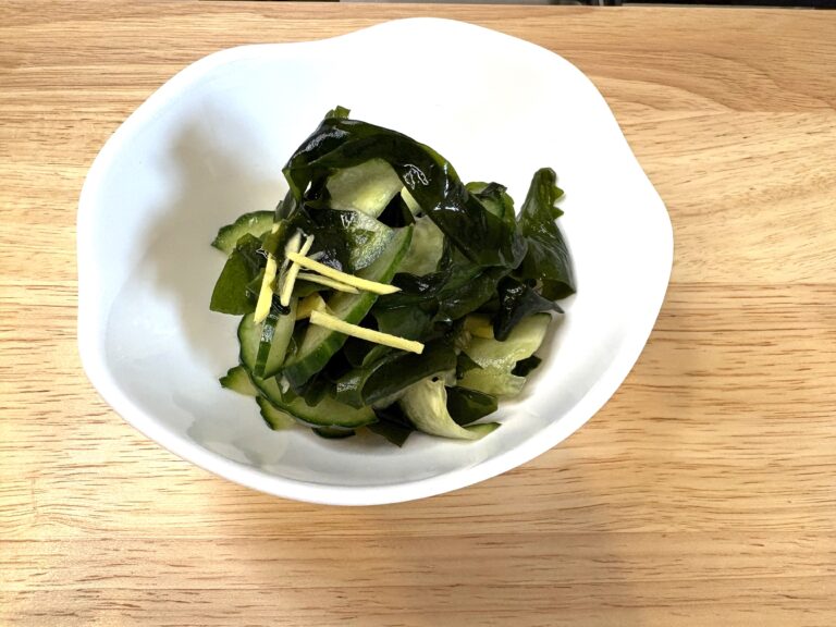 Cucumber Sunomono with Dashi